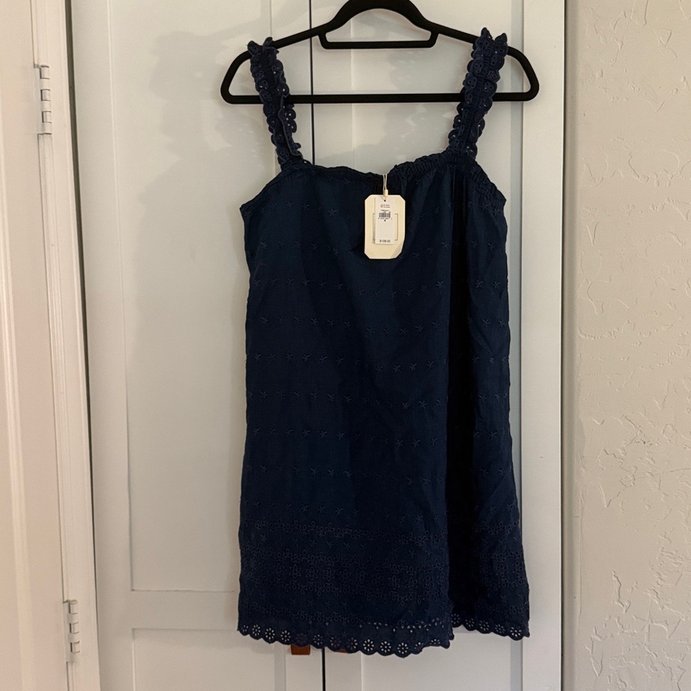 NWT Gap × DÔEN Eyelet Shift Mini Dress - Picture 3 of 3